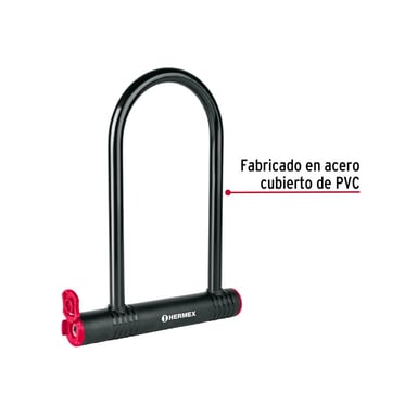 CANDADO RIGIDO TIPO U 12MM HERMEX CB-24 - 2