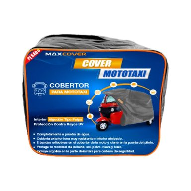 COBERTOR IMPERMEABLE PARA MOTOTAXI TORITO MAXCOVER COB-005 - 2