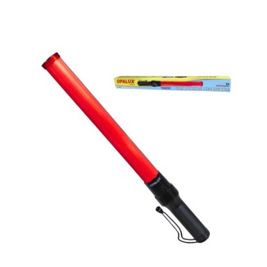 VARA DE SEÑALIZACION LED RECARGABLE OPALUX 53 CM OP-PS40 – LUZ ROJA