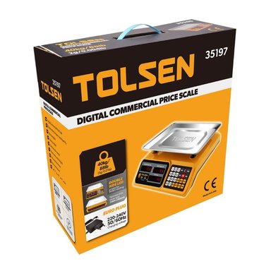 BALANZA COMERCIAL 40KG/88LB TOLSEN 35197 - 2