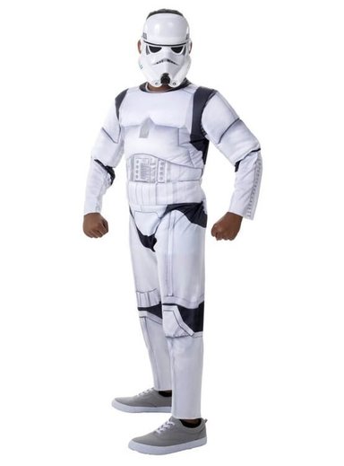 DISFRAZ NIÑO JAZWARES BLANCO STAR WARS STORMTROOPER JAZWARE TALLA S 6-7