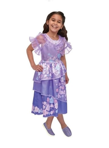 DISFRAZ NIÑA JAKKS MULTICOLOR ENCANTO ISABELLA MADRIGAL TALLA S 4-6