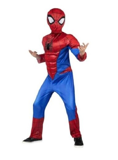 DISFRAZ NIÑO JAZWARES MULTICOLOR SPIDERMAN CLASICO JAZWARE TALLA L 10-12