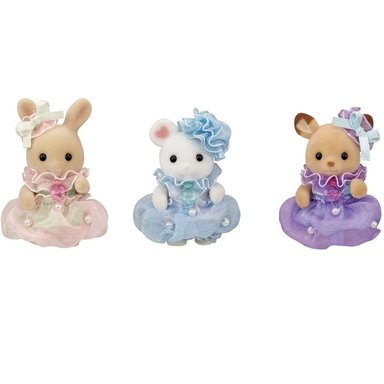 TERNURINES SYLVANIAN CALICO TRIO DISFRACES PRINCESAS