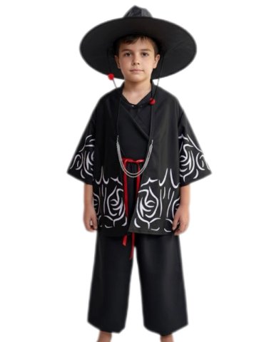 DISFRAZ NIÑO SAJA BOYS 4 PIEZAS KPOP DEMONIO DEMON HUNTER TALLA 10