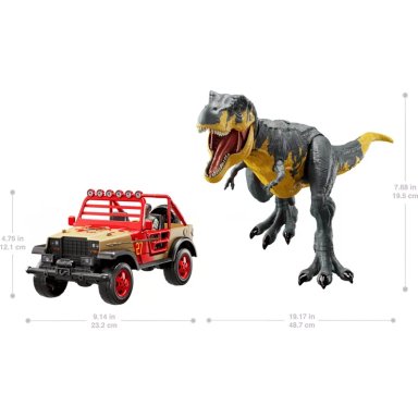 TYRANNOSAURUS REX DINO TRACKERS SET JURASSIC WORLD - 5