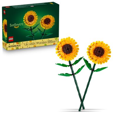 LEGO FLORES 40524 BOTANICALS JUGUETE DE CONSTRUCCIÓN DE GIRASOLES PARA NIÑOS 191 PZS - 1