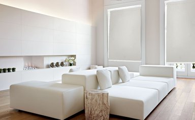 CORTINA ROLLER DECOR HOUSE BLACKOUT BÁSICO 210 CM ANCHO X 290 CM ALTO CREMA - 2