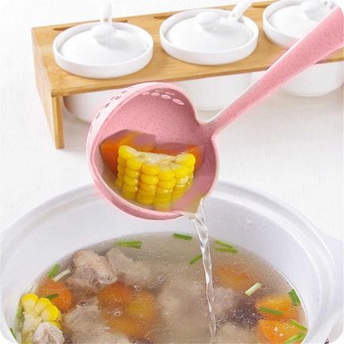CUCHARON PARA SOPA CON ESCURRIDOR - 2