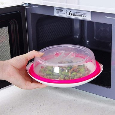 CUBIERTA DE PLÁSTICO PARA PLATOS TRANSPARENTE - 2