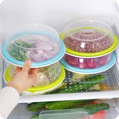 CUBIERTA DE PLÁSTICO PARA PLATOS TRANSPARENTE - 3