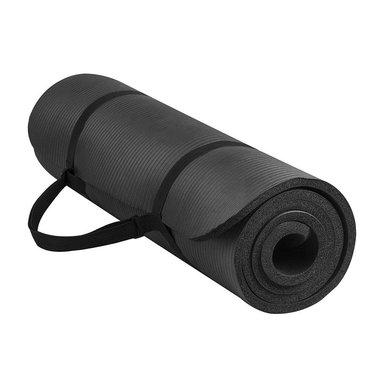 COLCHONETA 10MM YOGA Y PILATES NEGRO
