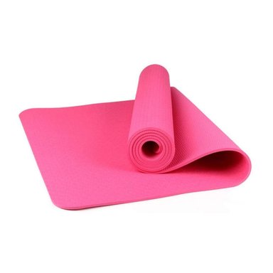 COLCHONETA 5MM YOGA Y PILATES ROSADO