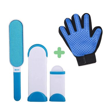 GUANTE CEPILLO PERRO Y GATO GNTYRPL KIT REMOVEDOR PELUSA MASCOTA