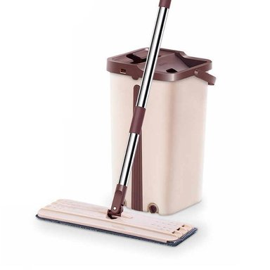 SET LIMPIEZA OUAI TRPYBLD TRAPEADOR PLANO + BALDE ESCURRIDOR