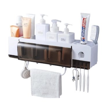 ORGANIZADOR ORGMTLPST MULTIFUNCIONAL CON DISPENSADOR DE PASTA DENTAL