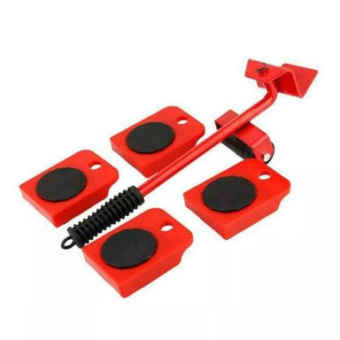 ELEVADOR DE MUEBLES ELVMBL5P CON RUEDAS 5 PCS