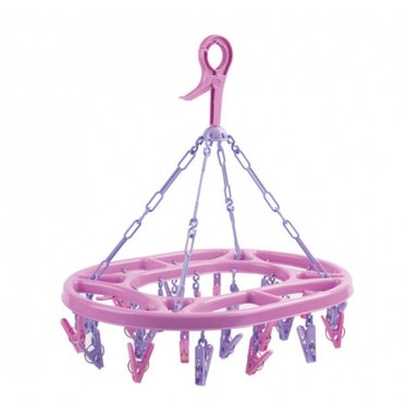 COLGADOR DE ROPA CON 24 GANCHOS