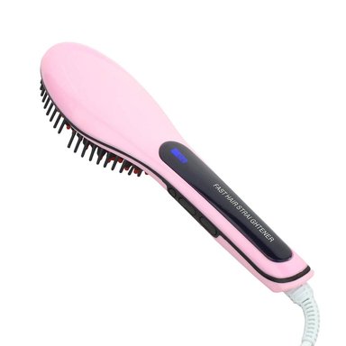 PLANCHA DE CABELLO CEPILLO ALISADOR IÓNICO