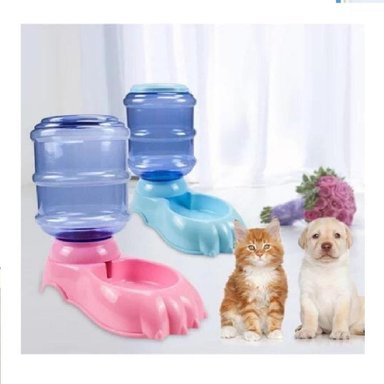 DISPENSADOR AGUA PERRO Y GATO PLATO MASCOTA