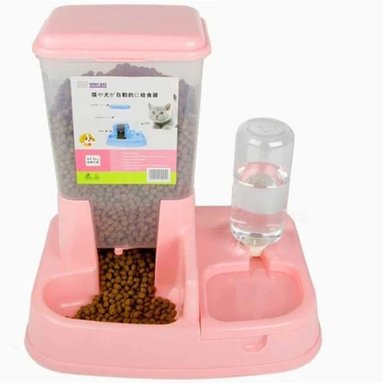 DISPENSADOR AGUA PERRO Y GATO Y COMIDA MASCOTA