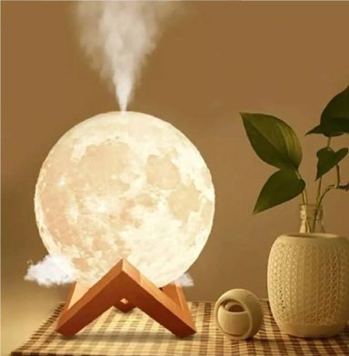 HUMIDIFICADOR LÁMPARA EN FORMA LUNA