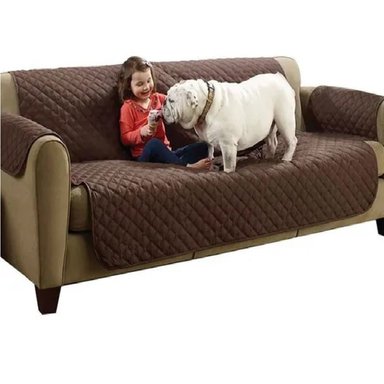 SET SET3COGU 3 PIEZAS COBERTOR SOFA PARA MASCOTA MARRON