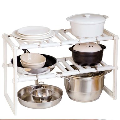 ESTANTE BLANCO ORGANIZADOR RETRACTIL