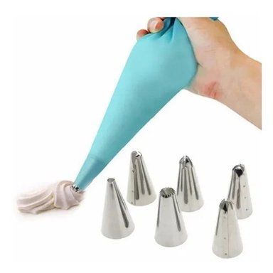 MANGA PASTELERA Y BOQUILLAS DE DECORACION