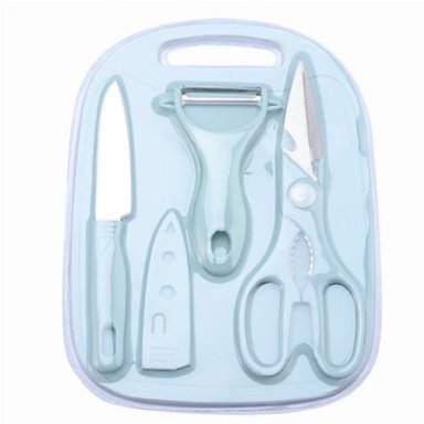 SET DE UTENSILIOS ACERO DE COCINA X4