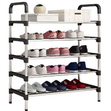 ZAPATERA ACERO METALICA 5 NIVELES