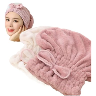 PACK DE 2 TOALLAS DE MICROFIBRA PARA CABELLO – COLORES VARIADOS