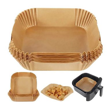 PAPEL CUADRADO ANTIADHERENTE PARA FREIDORA DE AIRE