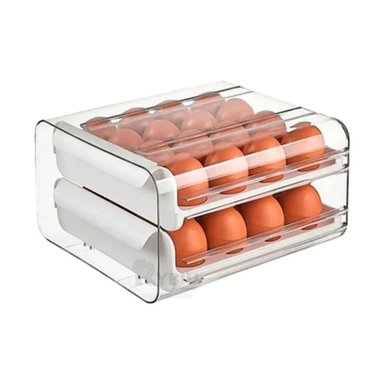 BANDEJA PORTA HUEVO DE 2 NIVELES (32 HUEVOS)