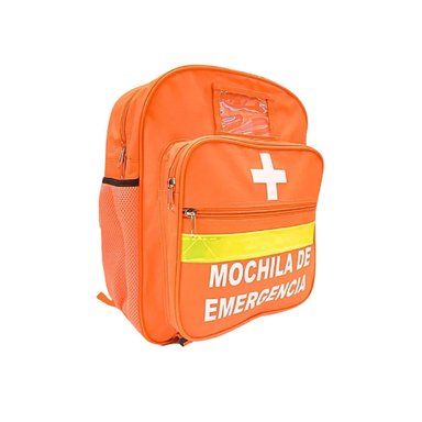 MOCHILA DE EMERGENCIA NARANJA + BOTIQUÍN - 2