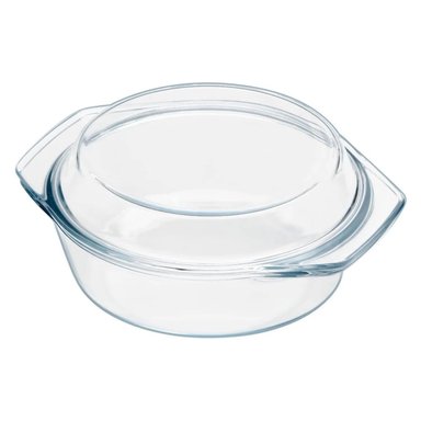 CASEROLA DE VIDRIO 3L CON TAPA