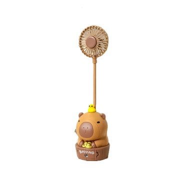 MINI VENTILADOR CAPIBARA CON TAJADOR INCLUIDO - 4