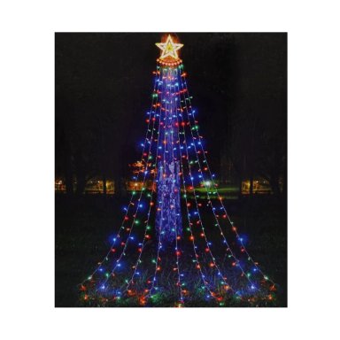 GUIRNALDA DE LUCES PARA ÁRBOL DE NAVIDAD