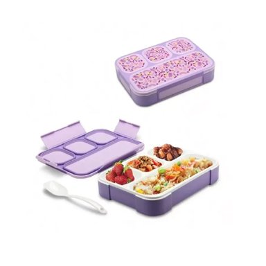 TÁPER HERMÉTICO CON LEGOS DE 4 DIVISIONES