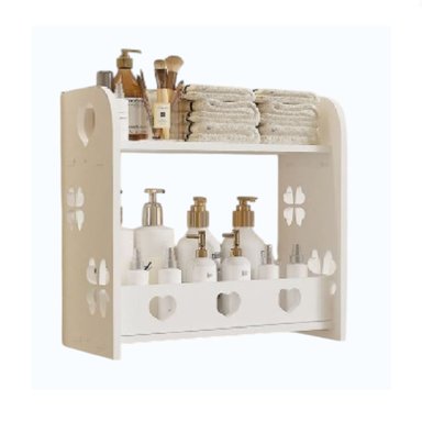 ORGANIZADOR DE BAÑO DE COLOR BLANCO