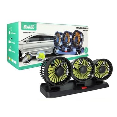 VENTILADOR PARA AUTO DE 3 CABEZALES