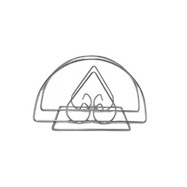 SET DE 3 SERVILLETEROS DE METAL