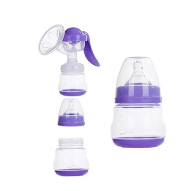 EXTRACTOR DE LECHE MATERNA BIBERÓN MANUAL 2 EN 1 SANTOLEE - 2