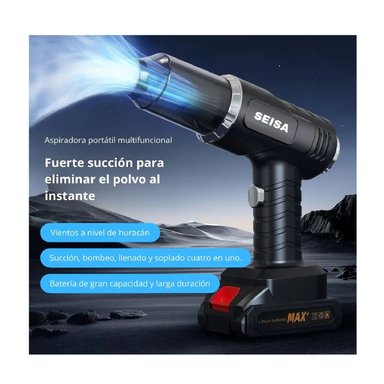ASPIRADORA INALÁMBRICA PORTÁTIL MULTIFUNCIÓN CON BATERÍA RECARGABLE PARA AUTO, CASA Y OFICINA - 2