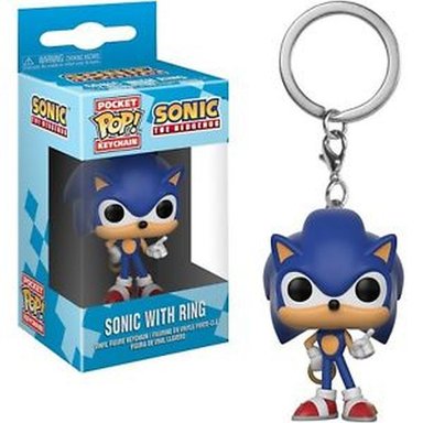 FUNKO POP LLAVERO SONIC - SONIC CON ANILLO - 1