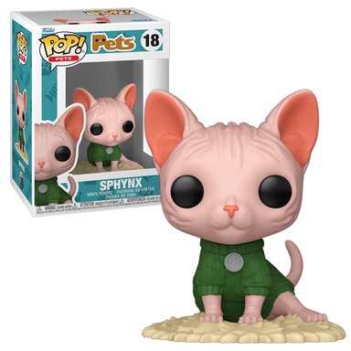 FUNKO POP MASCOTAS - GATO ESFINGE #18 - 1