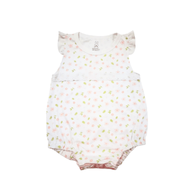 BODY WAWA PIMA ROSADO BEBÉ BOMBACHO FLORAL BEBÉ ALGODÓN