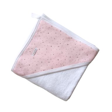 TOALLA XL ROSE STAR DE ALGODON PARA BEBE NIÑA