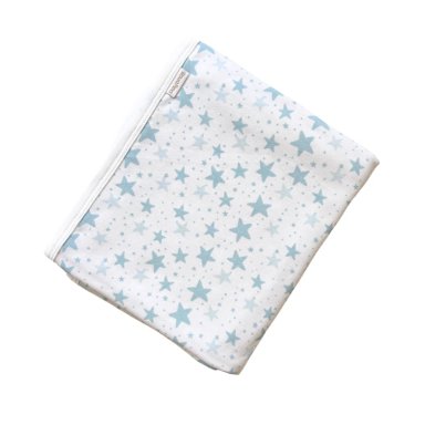MANTA LIGHT BLUE STAR DE ALGODON PIMA PARA BEBE NIÑO