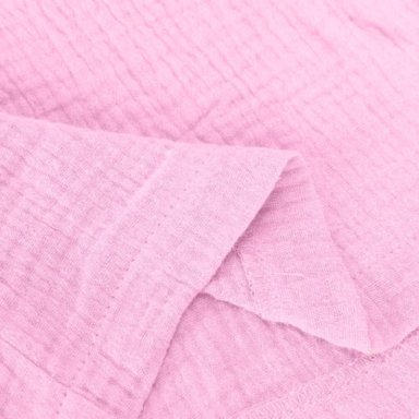 MANTA DE MUSELINA ROSA DE BAMBU Y ALGODON PARA BEBE NIÑA